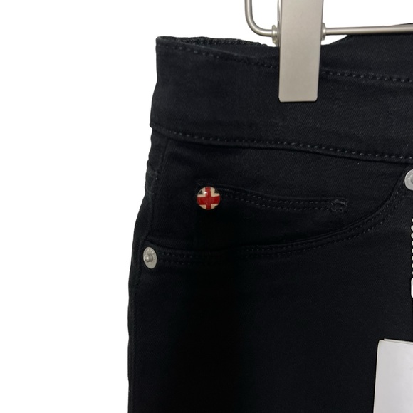 Hudson Natalie Black Skinny Ankle Jeans Plus Size NWT size 33 - Picture 4 of 8